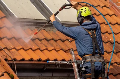 Démoussage et hydrofuge de toiture à Izaux